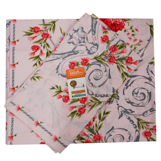 Cotton Bedsheet Double With Pillow Cover ( King Size)